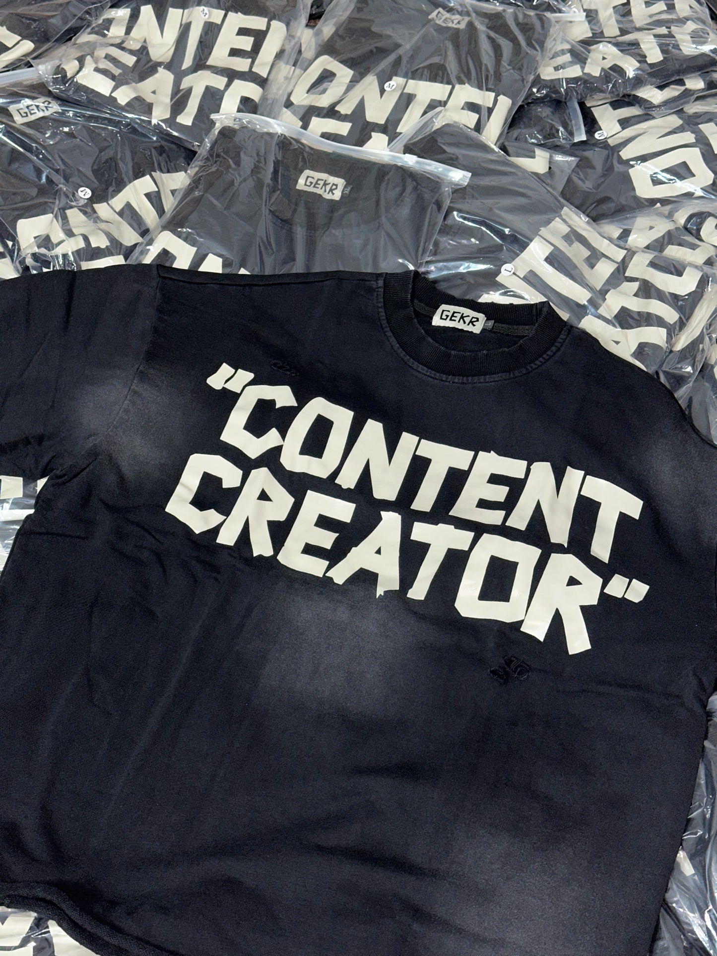 GEKR “CONTENT CREATOR” Heavy Cotton Tee